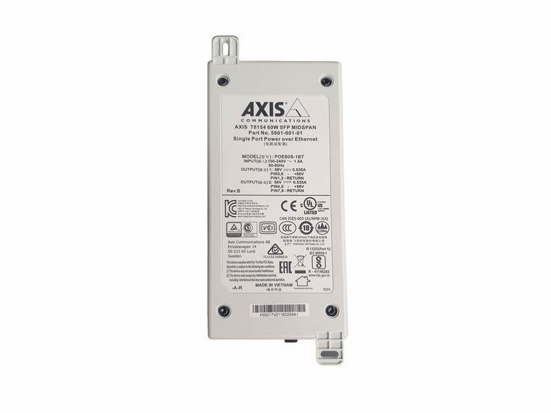 Axis Communications 5901-004 T8154 60W SFP Midspan Media Converter - Image 3